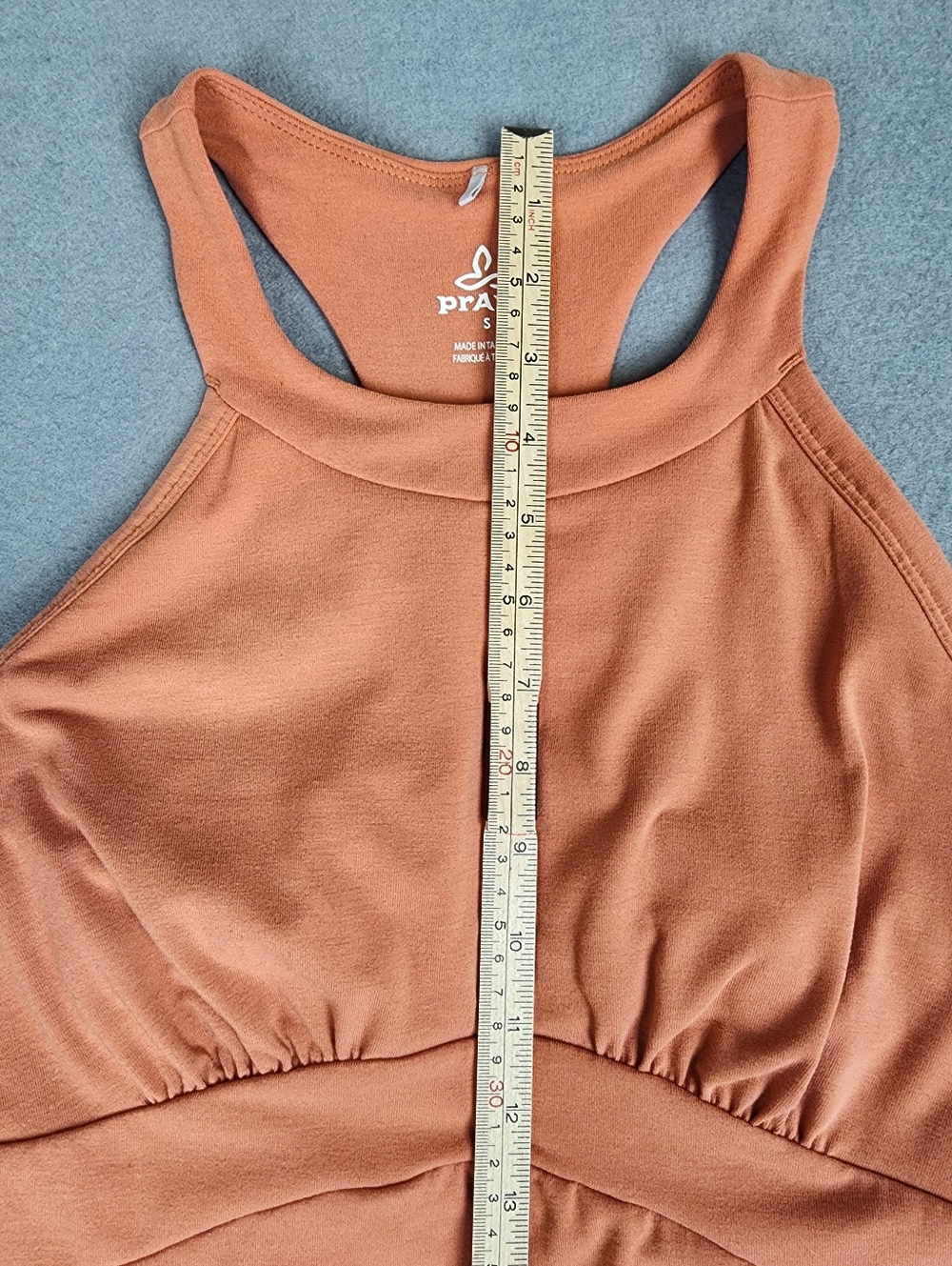 Prana Women's Peach Color Calexico Scoop-Neck Solid Shelf Bra Maxi Dress Small - Picture 11 of 13